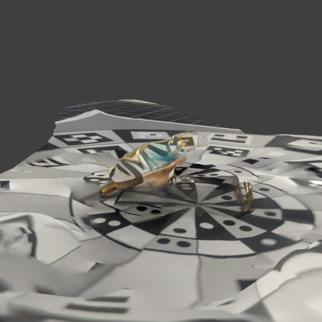 On the first try, due to being reflective (and my phone for some reason not being fully compatible with the app), some of the parts were lost because the app was unable to scan them in.